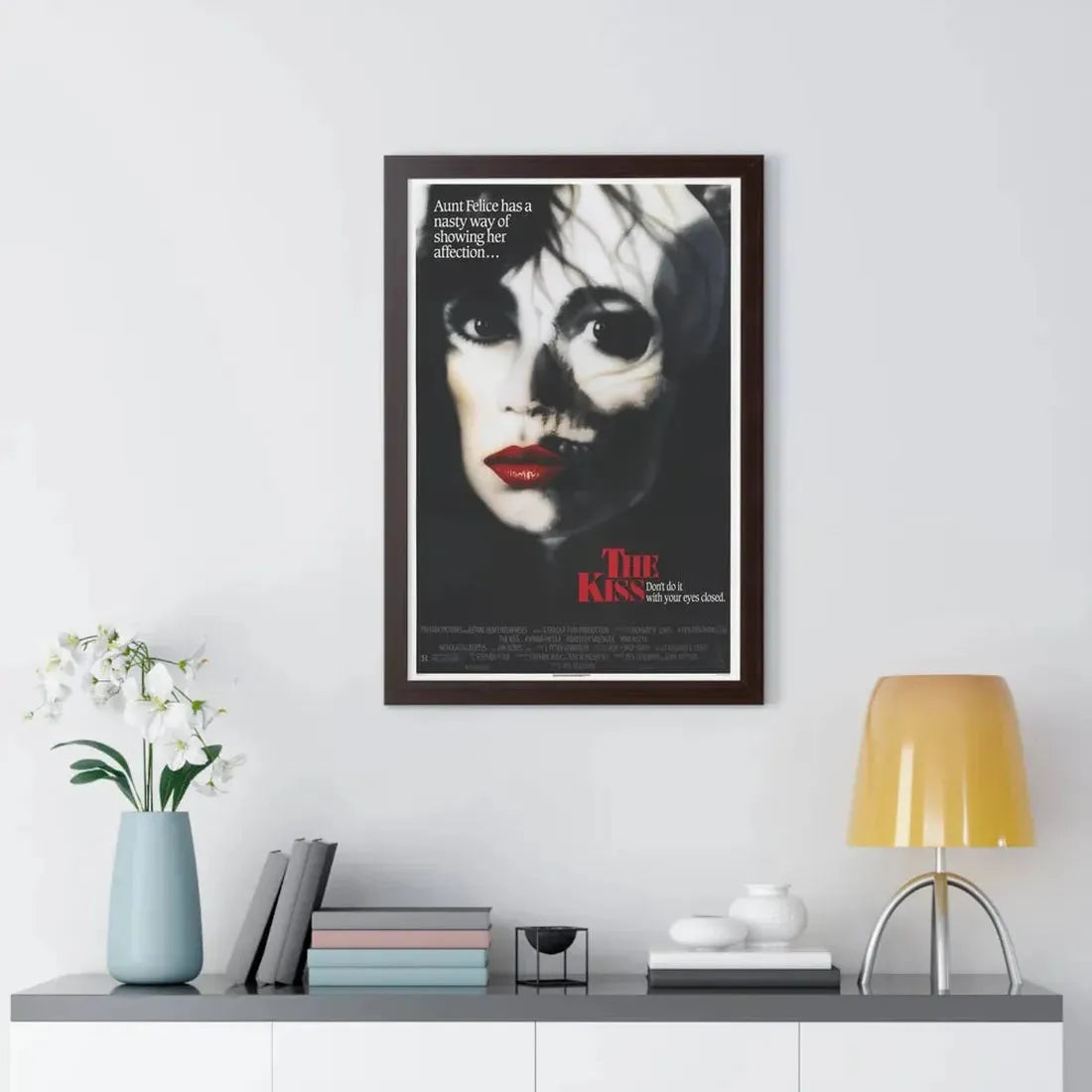 THE KISS 1988 - Framed Movie Poster - The Sticker Space