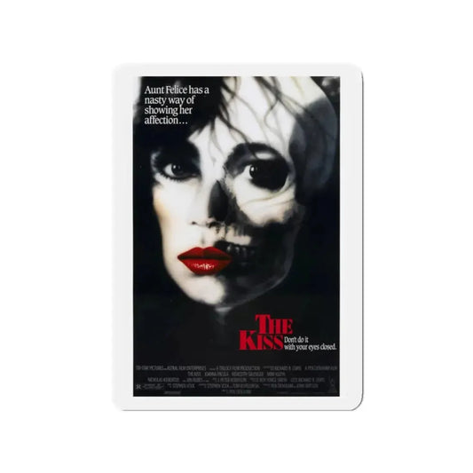 THE KISS 1988 Movie Poster - Refrigerator Magnet 2 Inch Die-Cut - The Sticker Space