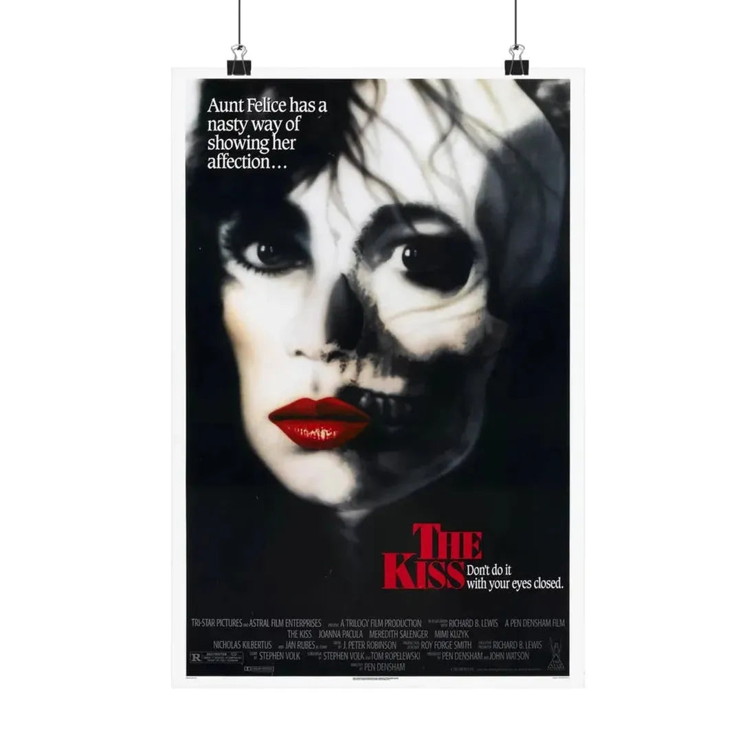 THE KISS 1988 - Paper Movie Poster 12″ x 18″ Matte - The Sticker Space