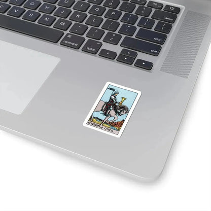The Knight of Cups (Tarot Card) STICKER Vinyl Kiss-Cut Decal - The Sticker Space