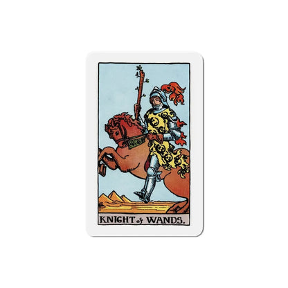 The Knight of Wands (Tarot Card) Refrigerator Magnet 4 Inch - The Sticker Space