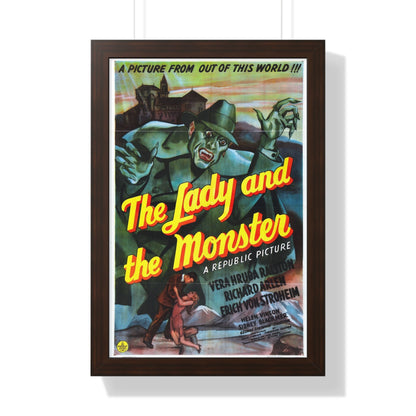 THE LADY AND THE MONSTER 1944 - Framed Movie Poster-16″ x 24″-The Sticker Space