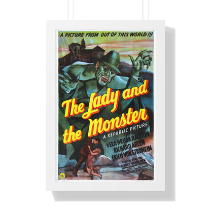 THE LADY AND THE MONSTER 1944 - Framed Movie Poster-16″ x 24″-The Sticker Space