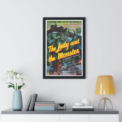 THE LADY AND THE MONSTER 1944 - Framed Movie Poster-The Sticker Space