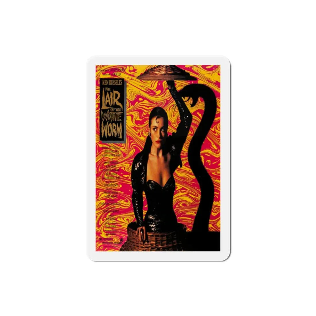The Lair of the White Worm 1988 Movie Poster Refrigerator Magnet 2 Inch - The Sticker Space