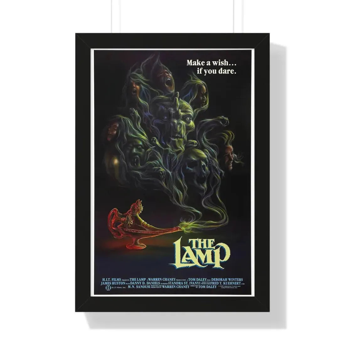 THE LAMP (THE OUTING) 1987 - Framed Movie Poster 16″ x 24″ Black - The Sticker Space