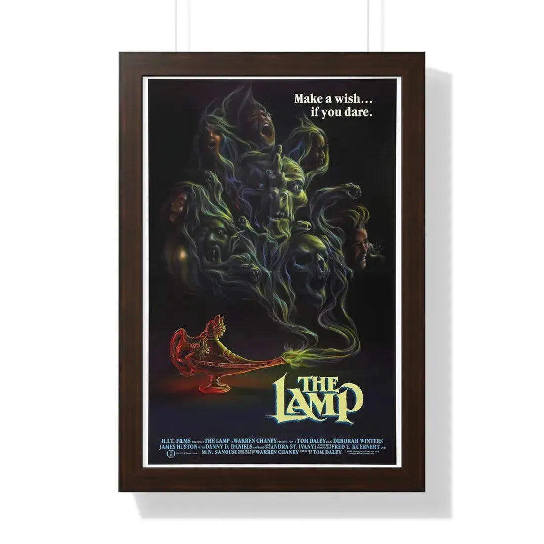 THE LAMP (THE OUTING) 1987 - Framed Movie Poster 16″ x 24″ Walnut - The Sticker Space