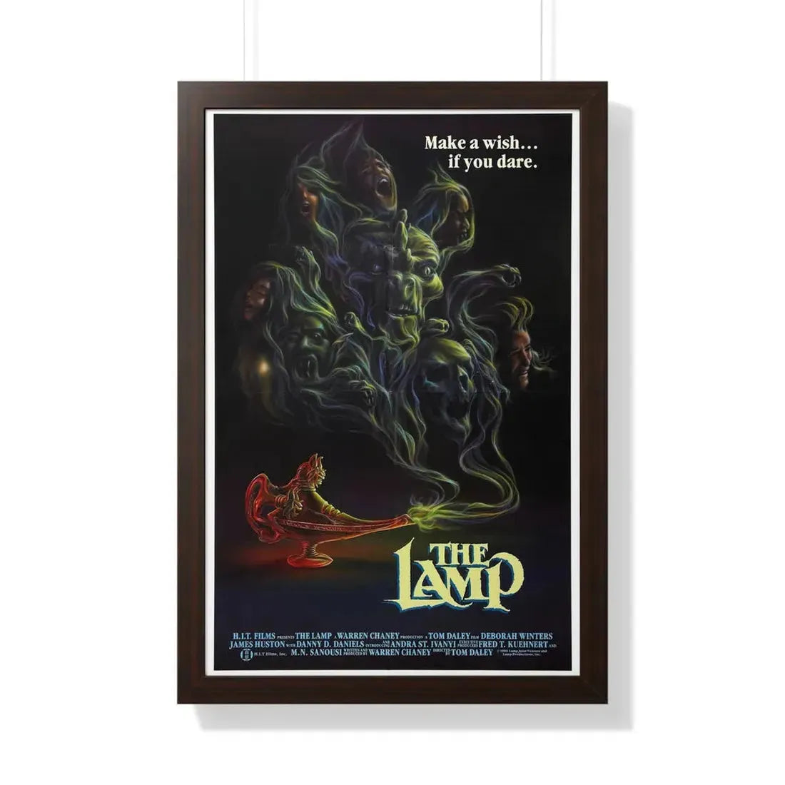 THE LAMP (THE OUTING) 1987 - Framed Movie Poster 20" x 30" Walnut - The Sticker Space