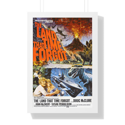 THE LAND THAT TIME FORGOT 1974 - Framed Movie Poster-16″ x 24″-The Sticker Space