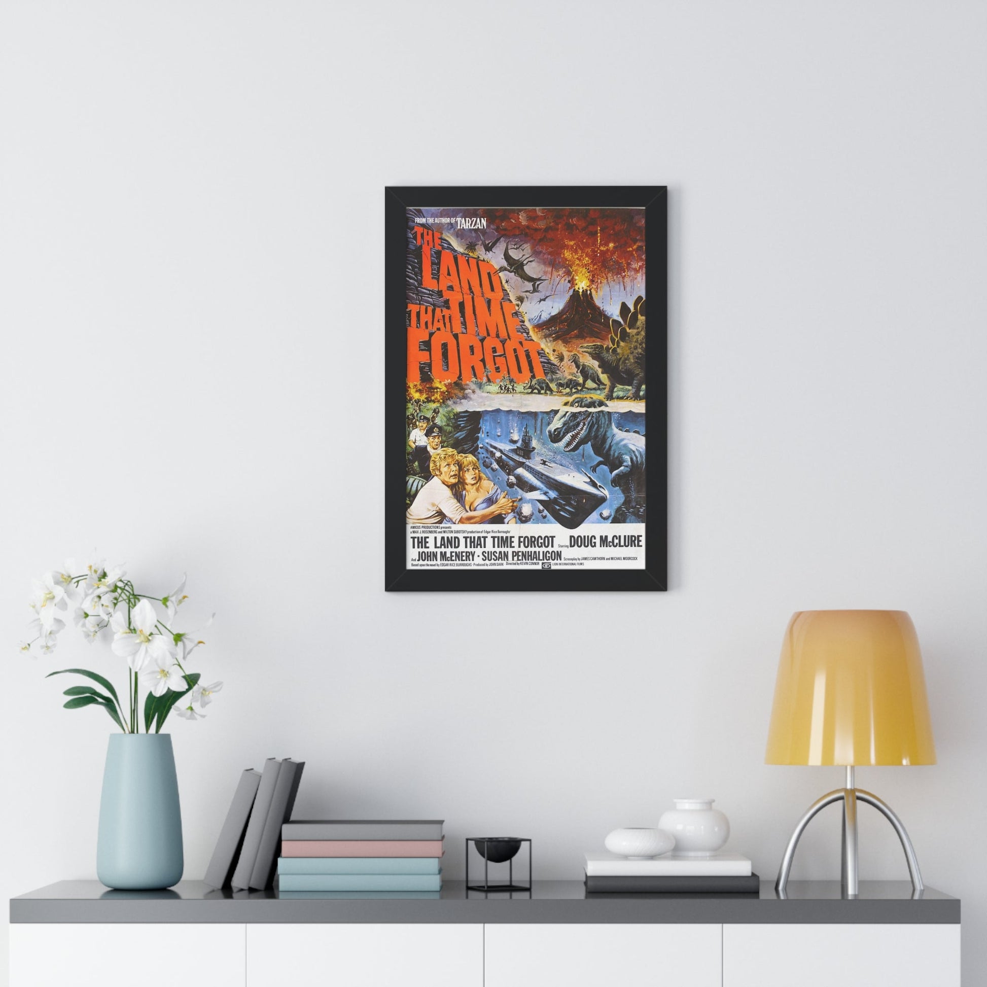 THE LAND THAT TIME FORGOT 1974 - Framed Movie Poster-The Sticker Space