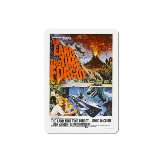 The Land That Time Forgot 1975 Movie Poster Refrigerator Magnet 2 Inch - The Sticker Space