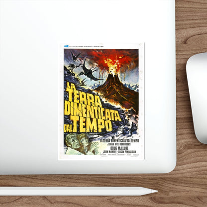 THE LAND THAT TIME FORGOT (ITALIAN) 1974 Movie Poster STICKER Vinyl Die-Cut Decal-The Sticker Space