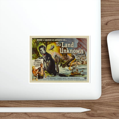 THE LAND UNKNOWN (2) 1957 Movie Poster STICKER Vinyl Die-Cut Decal-The Sticker Space