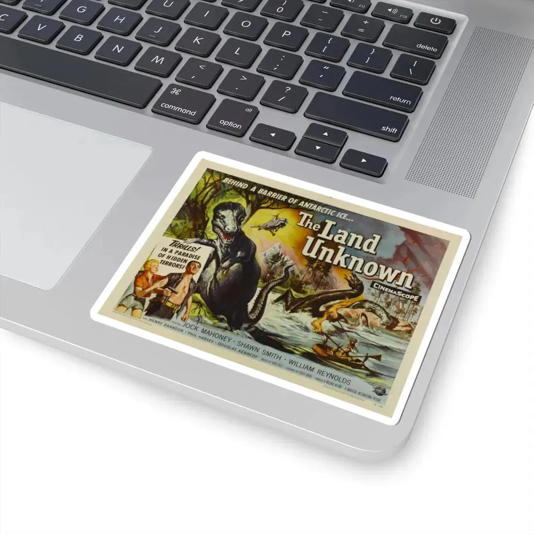 THE LAND UNKNOWN (2) 1957 Movie Poster - STICKER Vinyl Kiss-Cut Decal - The Sticker Space