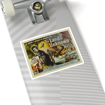 THE LAND UNKNOWN (2) 1957 Movie Poster - STICKER Vinyl Kiss-Cut Decal - The Sticker Space