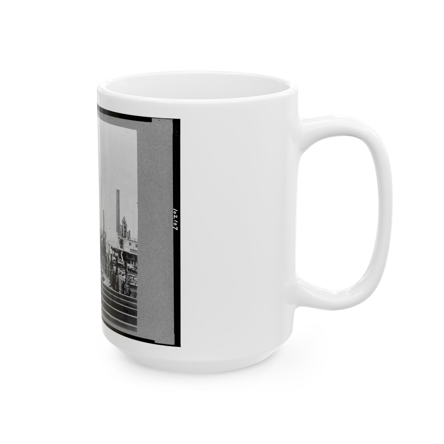 The Landing At City Point, Virginia (U.S. Civil War) White Coffee Mug-The Sticker Space