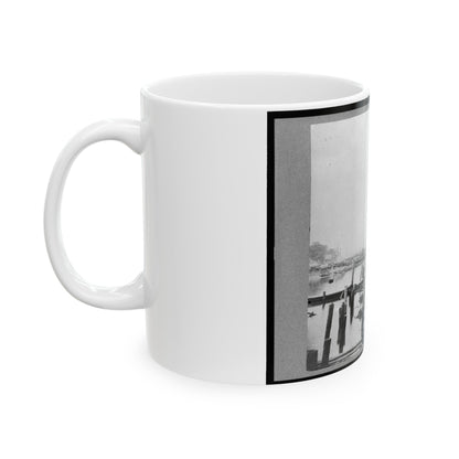 The Landing At City Point, Virginia (U.S. Civil War) White Coffee Mug-The Sticker Space