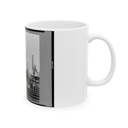 The Landing At City Point, Virginia (U.S. Civil War) White Coffee Mug-The Sticker Space