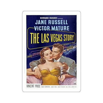 The Las Vegas Story 1952 Movie Poster STICKER Vinyl Die-Cut Decal 4 Inch - The Sticker Space