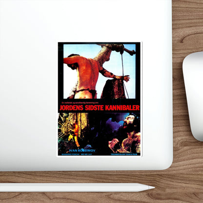 THE LAST CANNIBAL WORLD (DANISH) 1977 Movie Poster STICKER Vinyl Die-Cut Decal-The Sticker Space