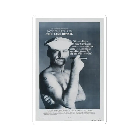 The Last Detail 1973 Movie Poster - STICKER Vinyl Kiss-Cut Decal 2 Inch White - The Sticker Space