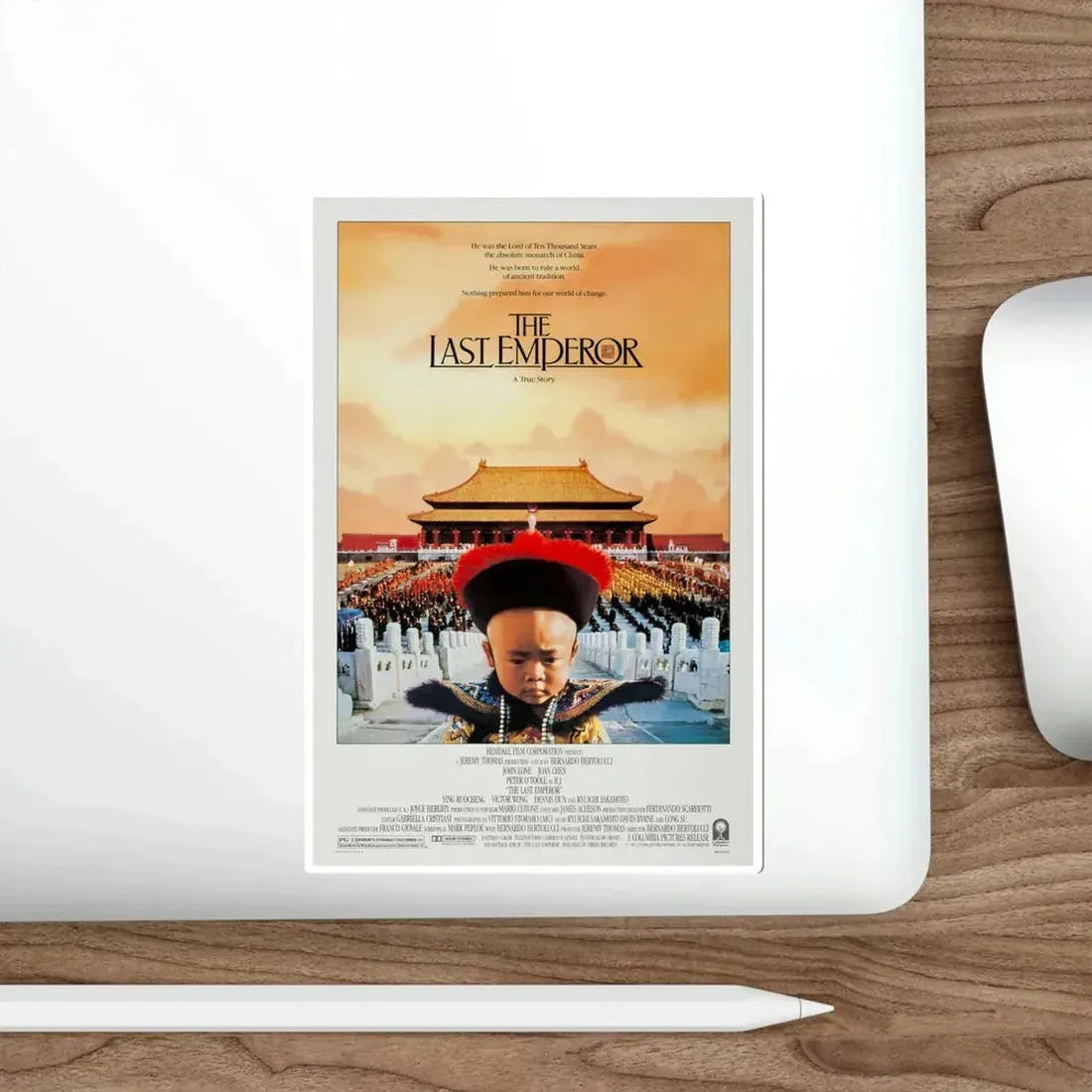 The Last Emperor 1987 Movie Poster STICKER Vinyl Die-Cut Decal - The Sticker Space