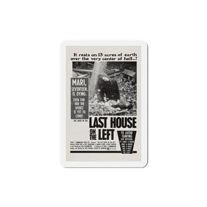The Last House on the Left 1972 Movie Poster Refrigerator Magnet 3 Inch - The Sticker Space
