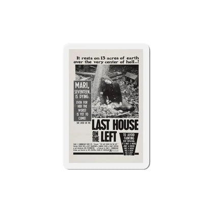 The Last House on the Left 1972 Movie Poster Refrigerator Magnet 5 Inch - The Sticker Space