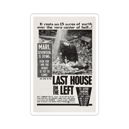 The Last House on the Left 1972 Movie Poster STICKER Vinyl Die-Cut Decal-3 Inch-The Sticker Space