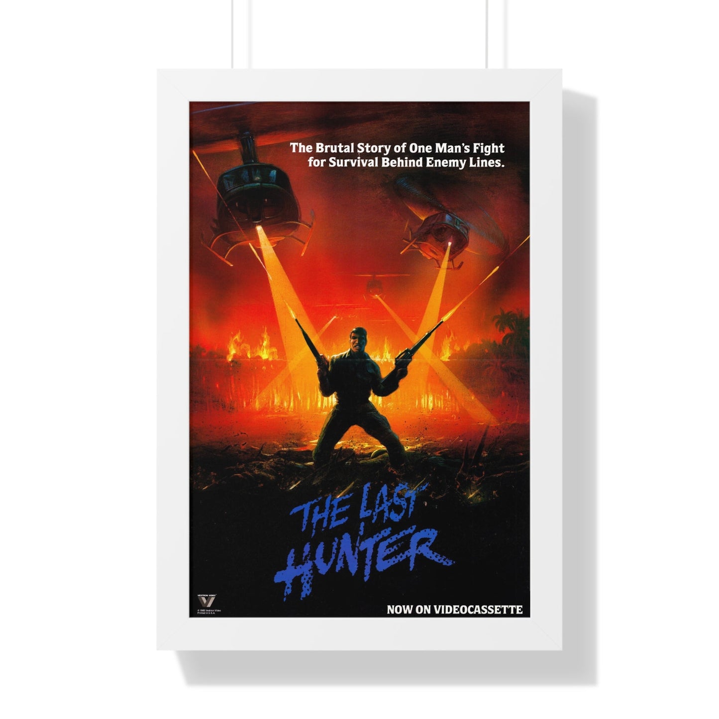 THE LAST HUNTER 1980 - Framed Movie Poster-16″ x 24″-The Sticker Space