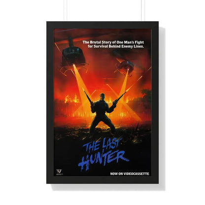 THE LAST HUNTER 1980 - Framed Movie Poster 20" x 30" Black - The Sticker Space