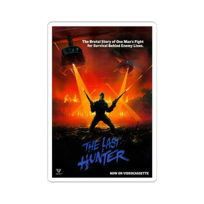 THE LAST HUNTER 1980 Movie Poster - STICKER Vinyl Kiss-Cut Decal 2 Inch White - The Sticker Space