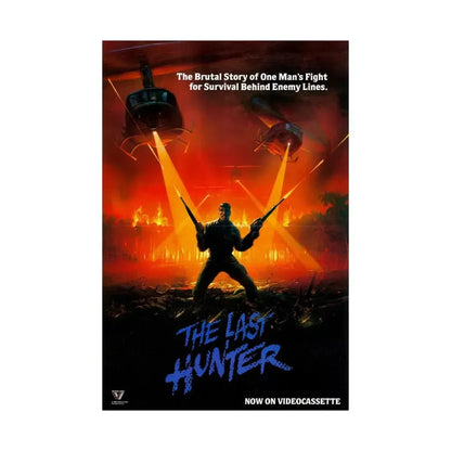 THE LAST HUNTER 1980 - Paper Movie Poster - The Sticker Space