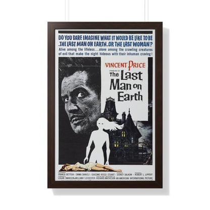 THE LAST MAN ON EARTH 1964 - Framed Movie Poster-20" x 30"-The Sticker Space