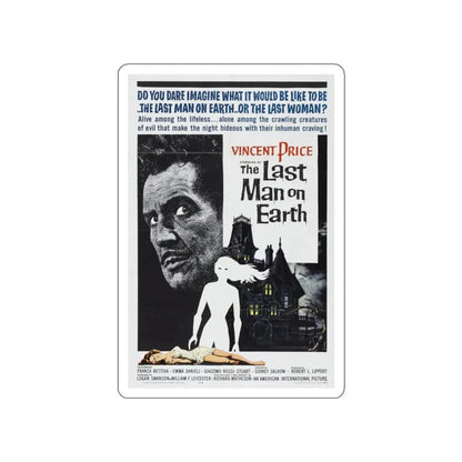 THE LAST MAN ON EARTH 1964 Movie Poster STICKER Vinyl Die-Cut Decal 3 Inch - The Sticker Space