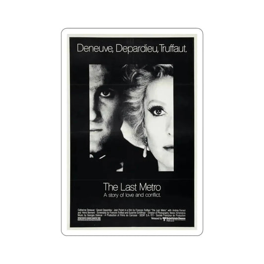 The Last Metro 1981 Movie Poster STICKER Vinyl Die-Cut Decal 6 Inch - The Sticker Space