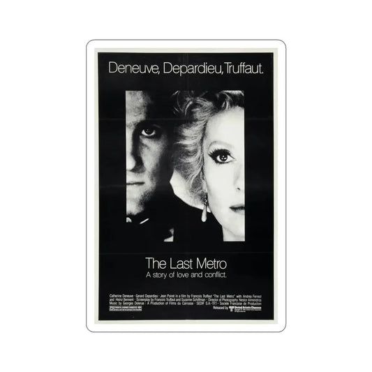 The Last Metro 1981 Movie Poster STICKER Vinyl Die-Cut Decal 6 Inch - The Sticker Space