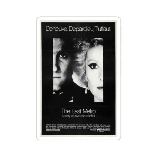 The Last Metro 1981 Movie Poster - STICKER Vinyl Kiss-Cut Decal 2 Inch White - The Sticker Space