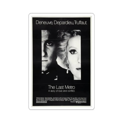 The Last Metro 1981 Movie Poster - STICKER Vinyl Kiss-Cut Decal 3 Inch White - The Sticker Space