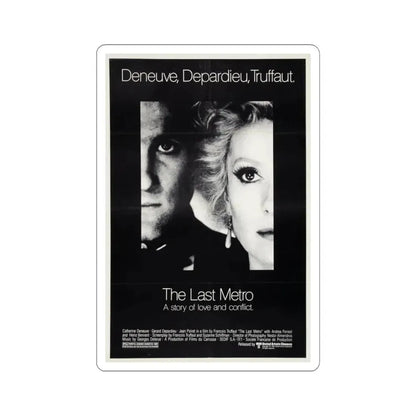 The Last Metro 1981 Movie Poster - STICKER Vinyl Kiss-Cut Decal 4 Inch White - The Sticker Space