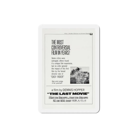 The Last Movie 1971 Movie Poster Refrigerator Magnet 2 Inch - The Sticker Space