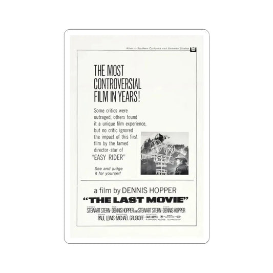The Last Movie 1971 Movie Poster - STICKER Vinyl Kiss-Cut Decal 2 Inch White - The Sticker Space
