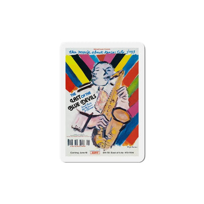 The Last of the Blue Devils 1980 Movie Poster Refrigerator Magnet 6 Inch - The Sticker Space