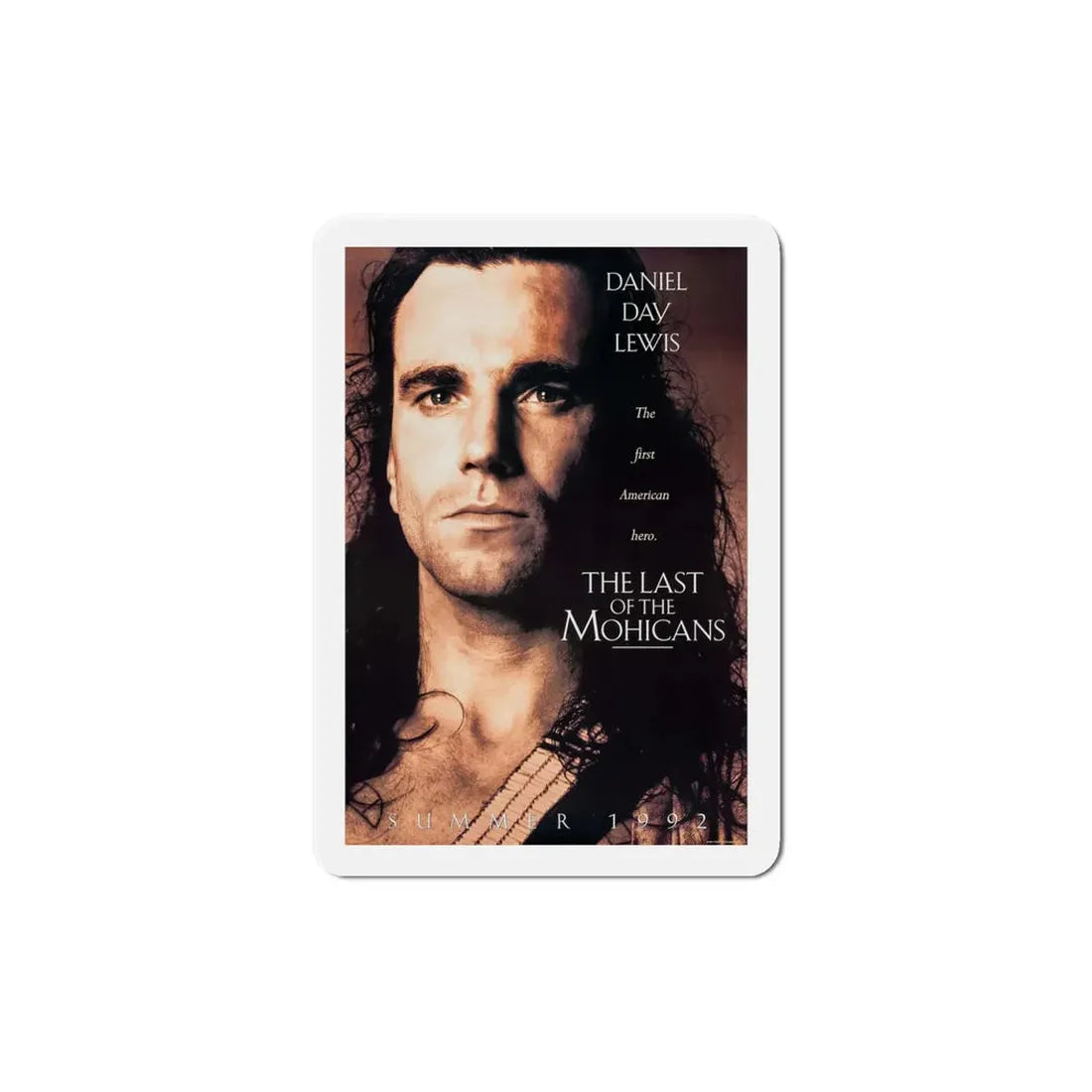 The Last of the Mohicans 1992 Movie Poster Refrigerator Magnet 5 Inch - The Sticker Space