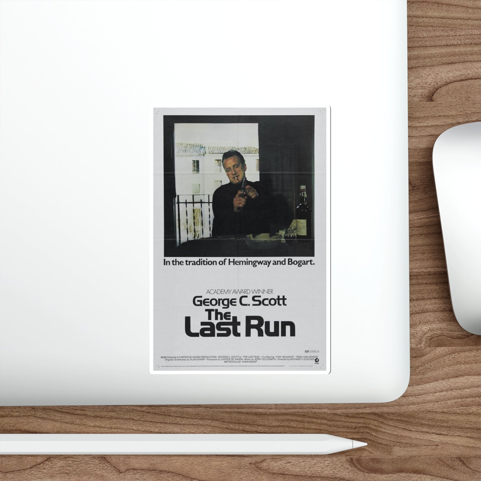 The Last Run 1971 Movie Poster STICKER Vinyl Die-Cut Decal-The Sticker Space