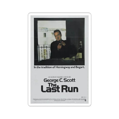 The Last Run 1971 Movie Poster - STICKER Vinyl Kiss-Cut Decal 3 Inch White - The Sticker Space