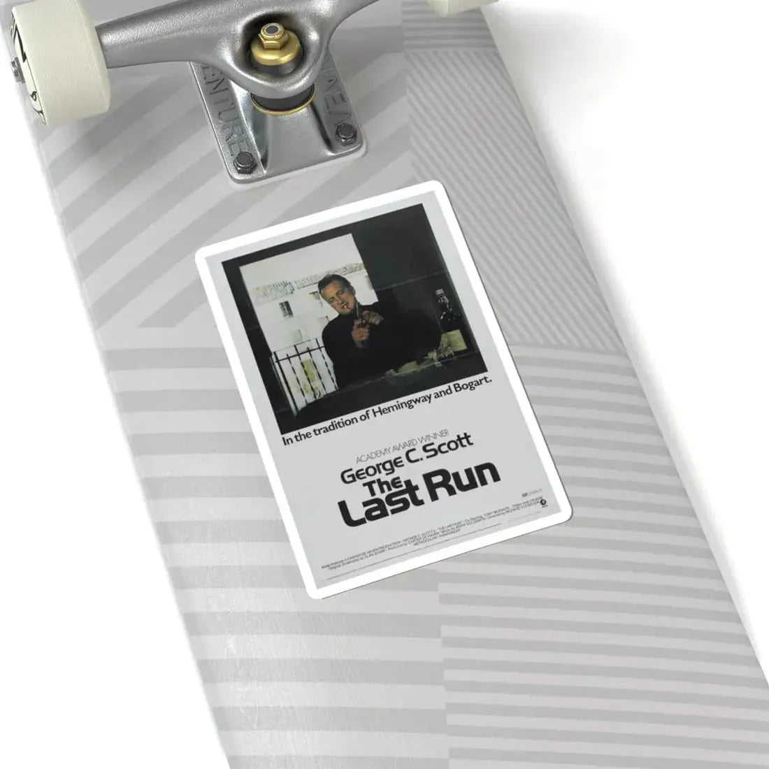 The Last Run 1971 Movie Poster - STICKER Vinyl Kiss-Cut Decal - The Sticker Space