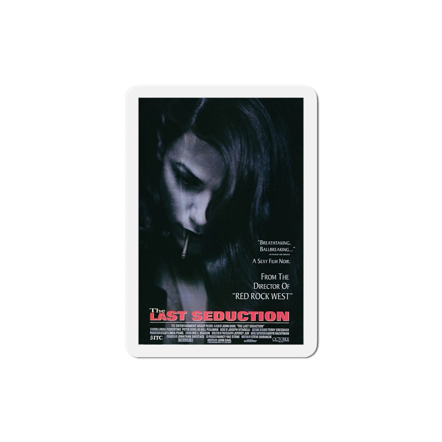 The Last Seduction 1994 Movie Poster Die-Cut Magnet-4" x 4"-The Sticker Space