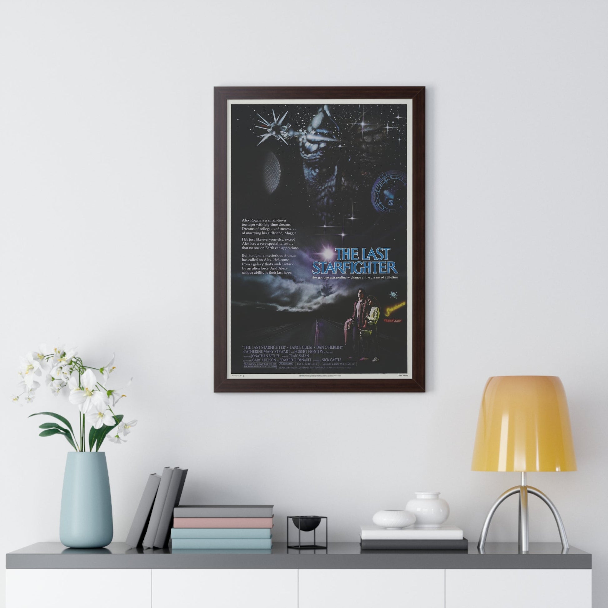 THE LAST STARFIGHTER 1984 - Framed Movie Poster-The Sticker Space