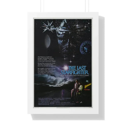 THE LAST STARFIGHTER 1984 - Framed Movie Poster 16″ x 24″ White - The Sticker Space